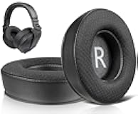 Replacement Ear Pads for Pioneer DJ HDJ-X5/X5 BT, HDJ-X7,HDJ-X10 Headphone, Earpads Cushions with High-Density Noise Isolation Foam - HDJ X5 MF Black