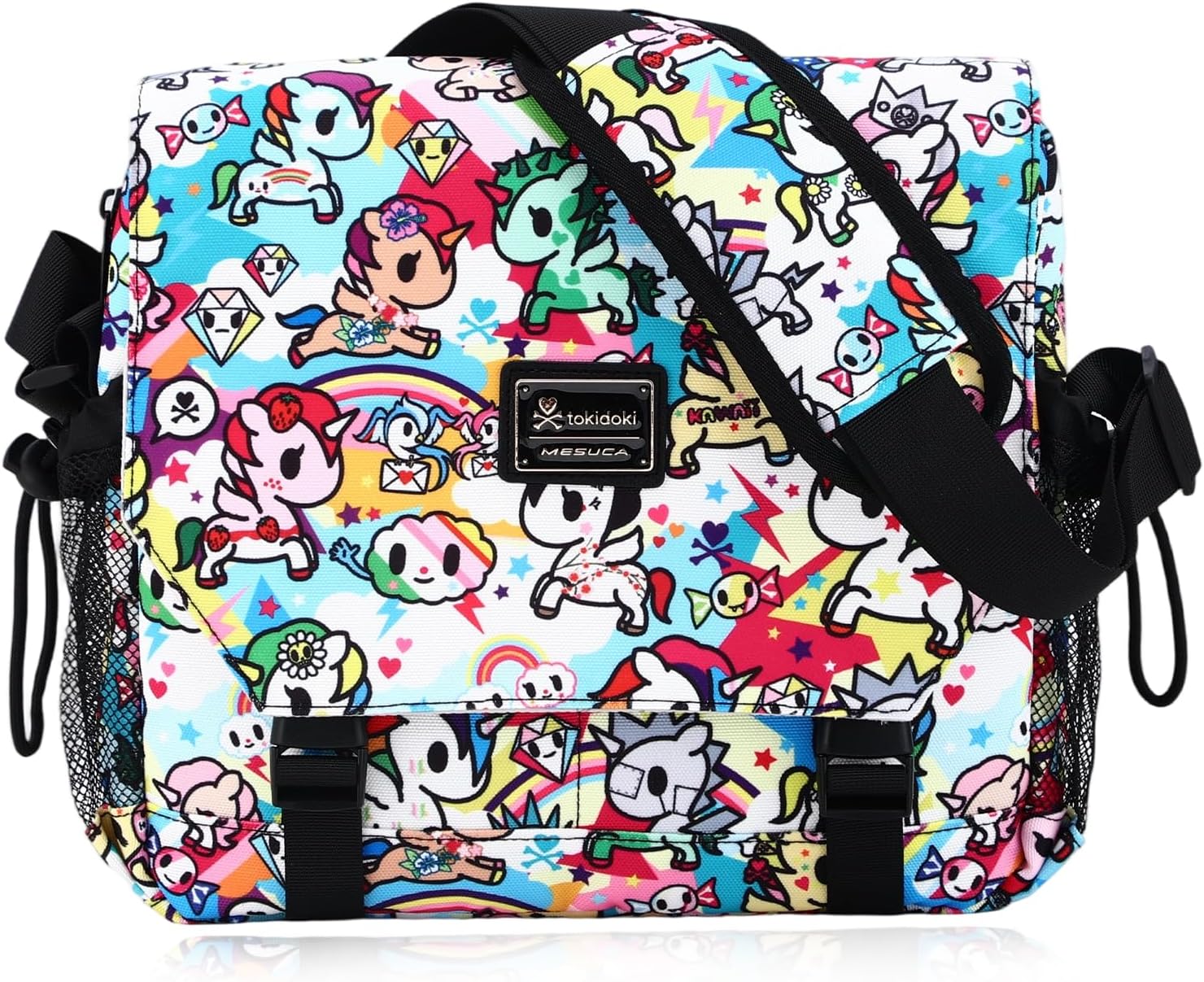Tokidoki Messenger Bag for Men，cute Purse Shoulder Bag Briefcase Business Bag for Women with Shopping Travel school work
