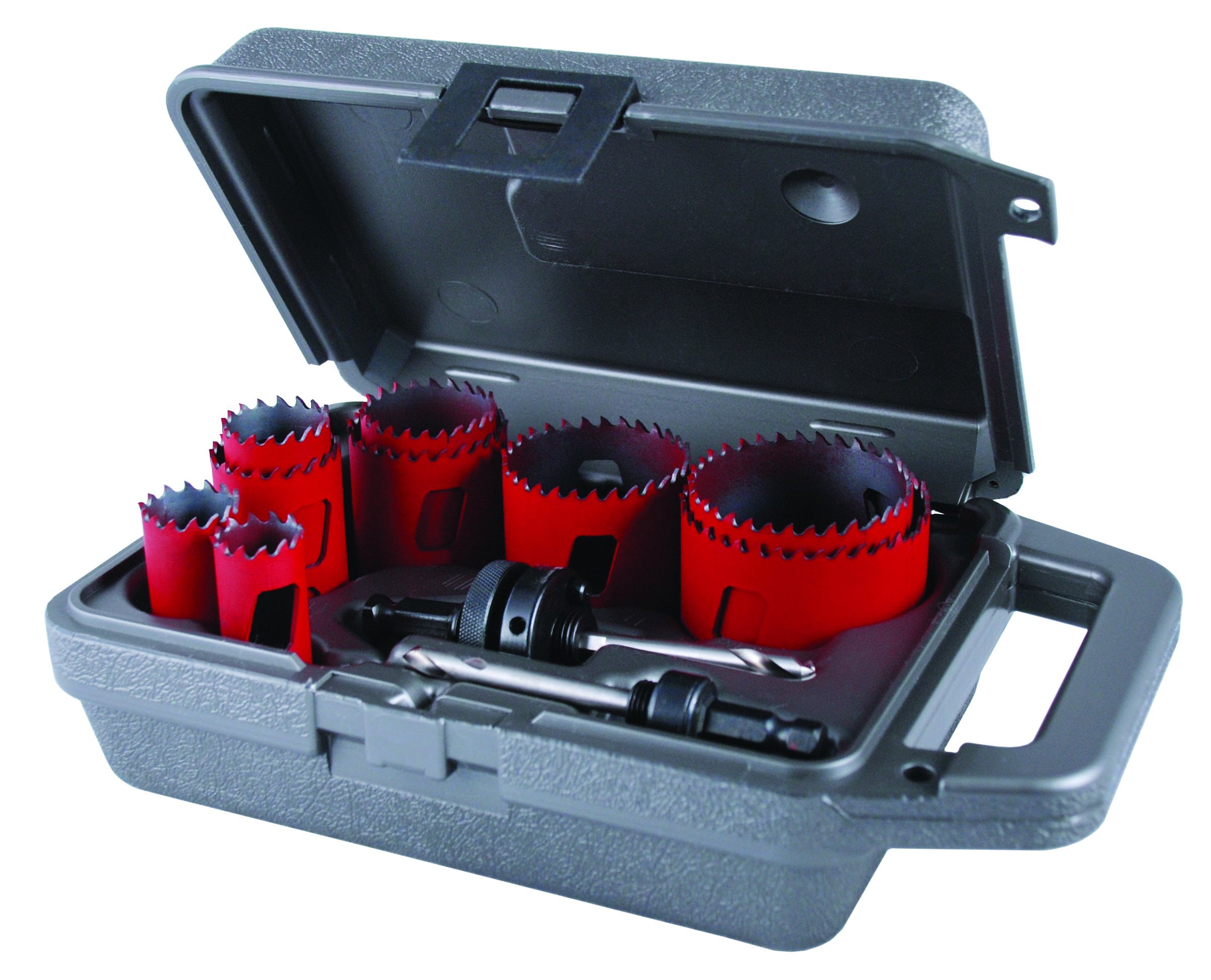 Morse MHS100, 11 Piece, General Purpose, Bimetal Hole Saw Kit, 1 Kit