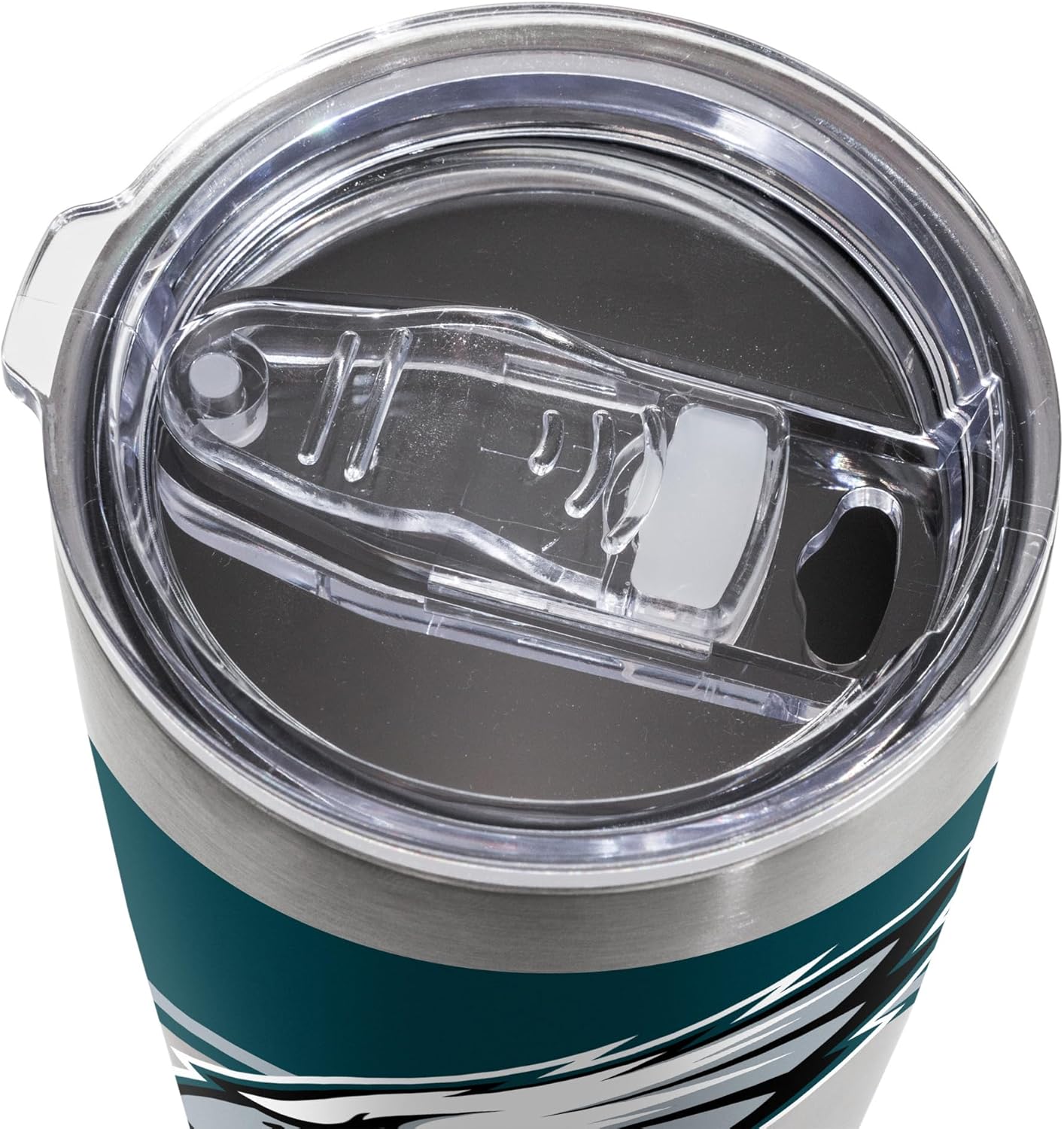 Rico Industries NFL Football 20oz Stainless Steel Tumbler with Lid - Great For Coffee, Tea, Water or Cocktails - Image 5