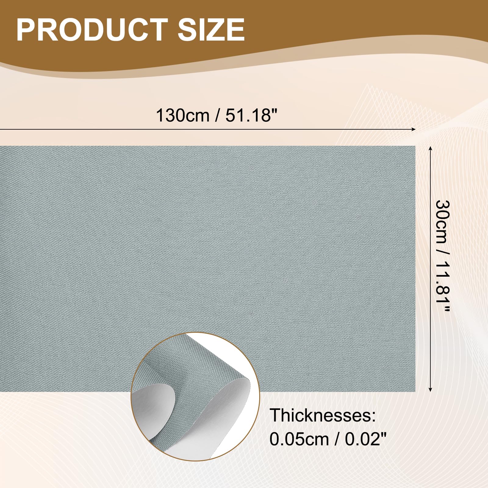 PATIKIL Book Binding Cloth, 51 x 11 Inches Book Cloth for Binding Repairing Fabric Surface Paper Backed Bookbinding Supplies - Image 2