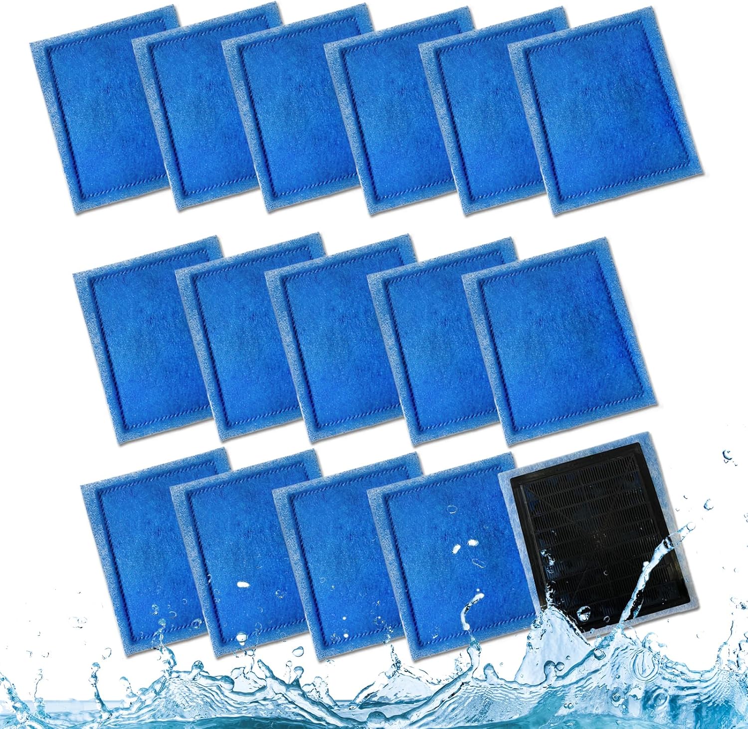 Eagles 16PCS Aquarium Filter Cartridge Compatiable with Aqua Tech Filters Rite-Size C & EZ-Change #3 Fish Tank Filter Cartridge PRO Power 275/375 /Power 200/350