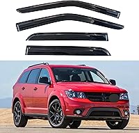 KPY Rain Guards for 2009-2020 Dodge Journey - Out-Channel Window Visors Vent Deflectors 4PC, Precise Fit Deflectors