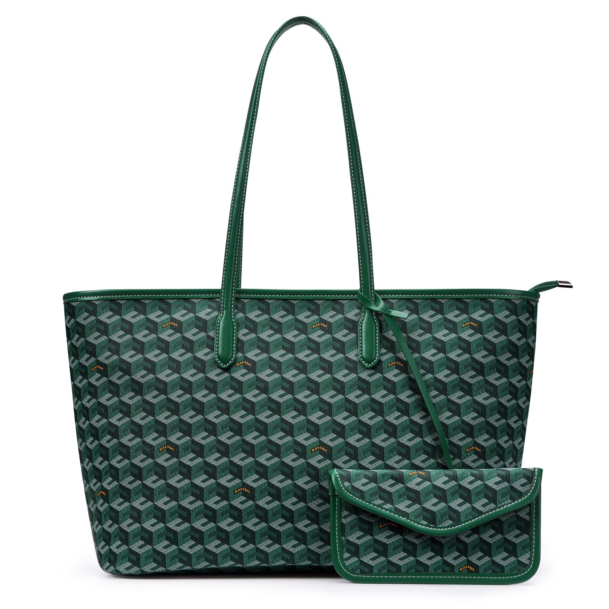 3D Cube Tote Bag Cubic Garden Monogram Print Leather Women Weekender Bag Shopper Handbags Purses with Top Handle