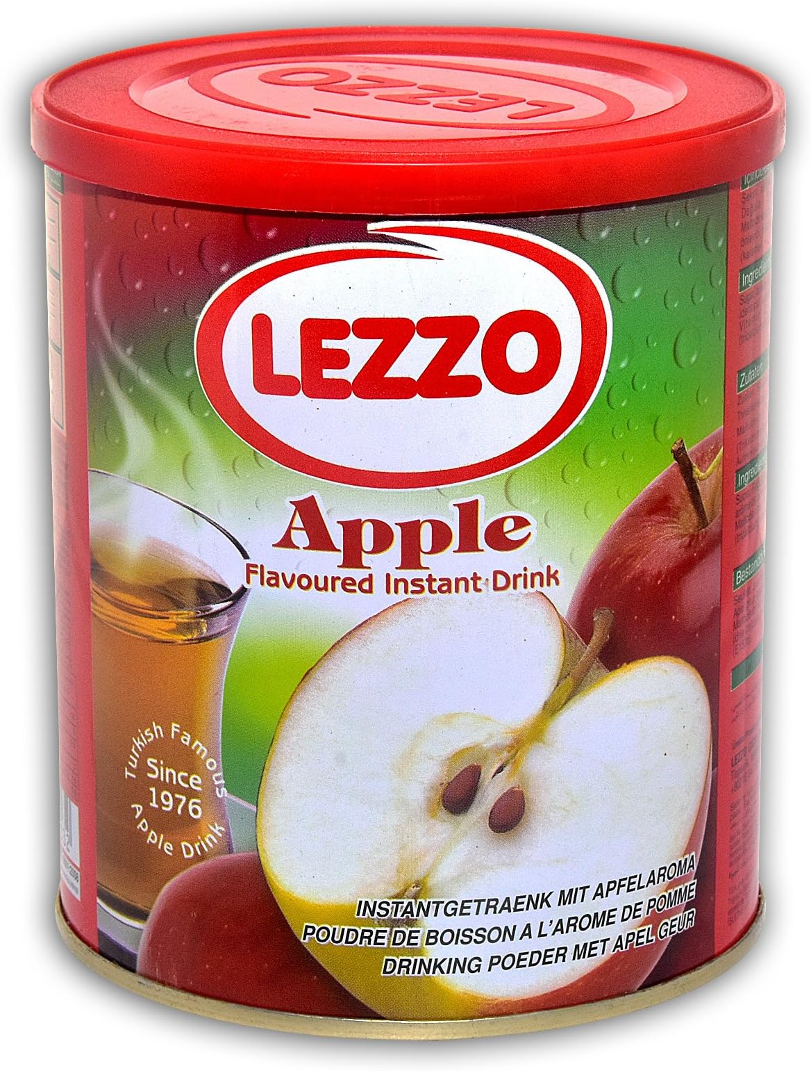 โ Apple Flavoured Instant Drink - 700g Jar | Traditional Turkish Apple Tea Powder | Refreshing Hot & Cold Beverage Mix | Fruity Flavour Drink from Turkey