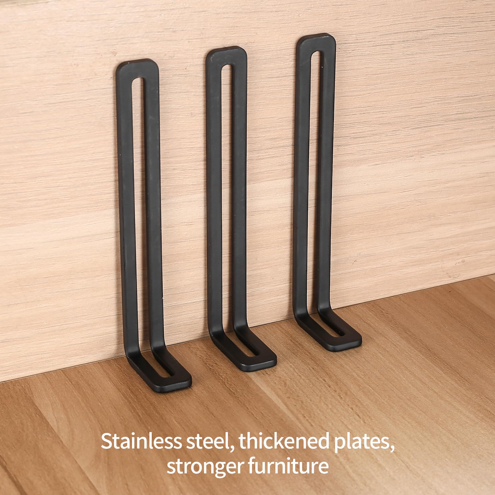 10 Pcs Corner Brackets for Wood Black Metal L Shaped - Image 4