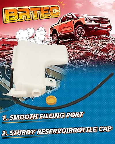 Miniatura 4 de Tanque de depósito de refrigerante del motor con tapa compatible con Nissan Frontier 1998-2015, Xterra 2000-2005 217102S60A 603-615