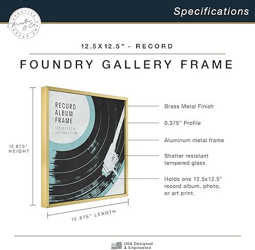 Vista 67 de MCS Master & Co. Foundry Gallery - Marco metálico de pared color negro, 16 x 24 pulgadas sin paspartú