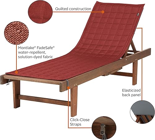 Vista 12 de Classic Accessories Montlake FadeSafe - Funda para tumbona, Beige antiguo