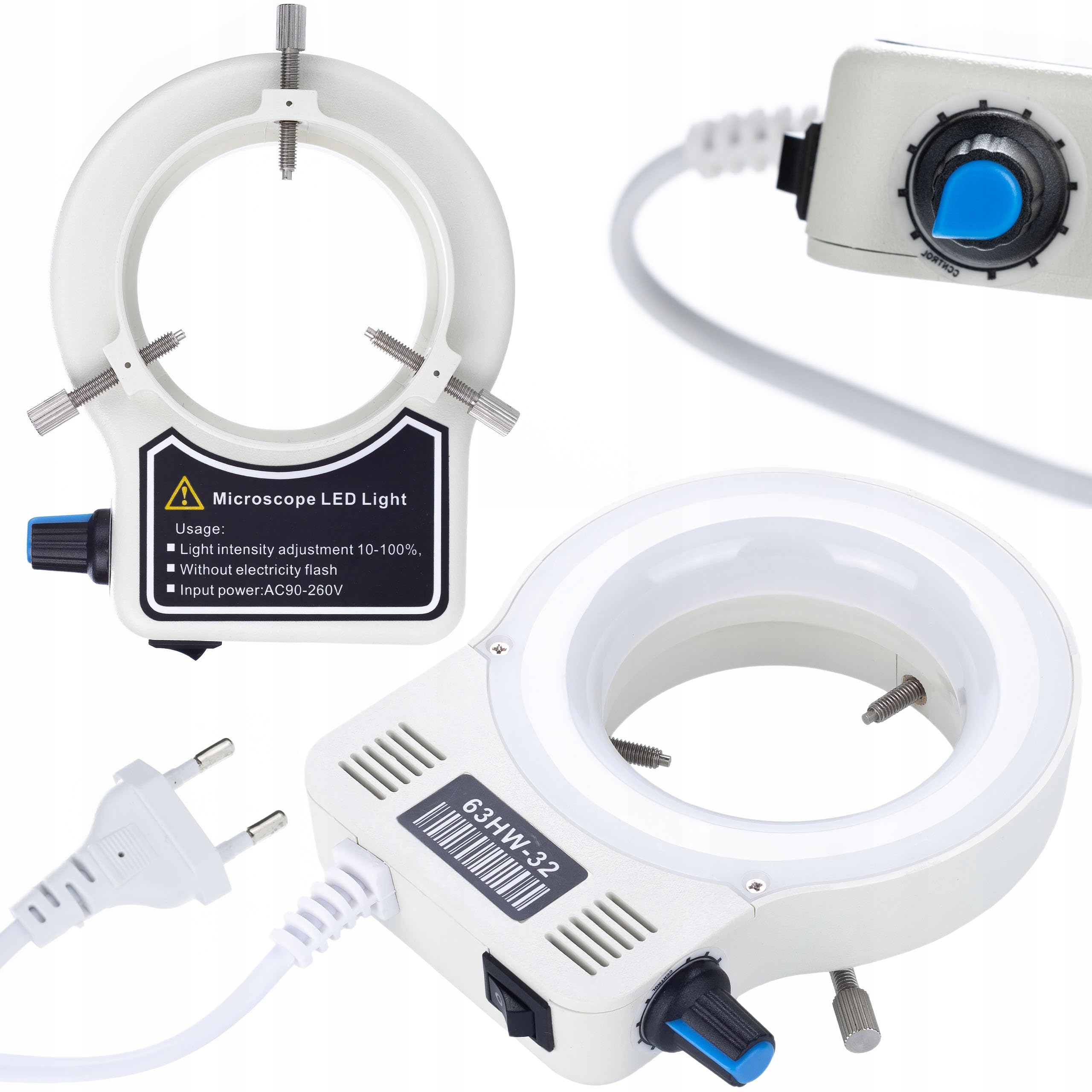 Rosfix Mikroskop Set 32xLED Kamera KMPP-HDMI-TF 12MP Kompatibel mit Earth