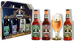 Kit de Cerveja Artesanal para Presente - Schornstein 3 Garrafas 500 ml + Taça 350 ml