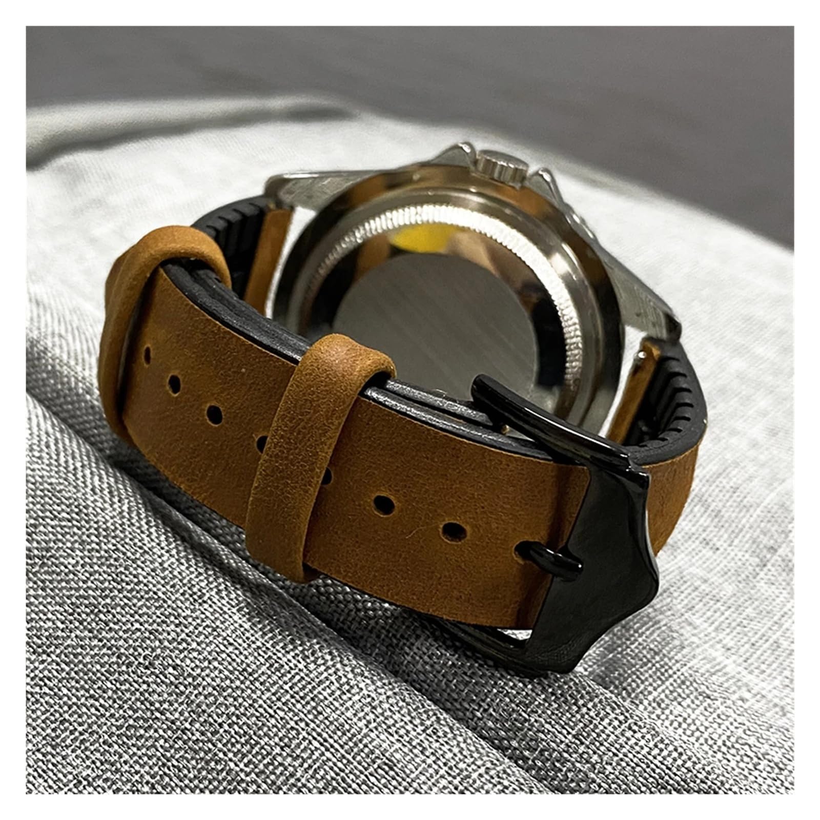 20mm 22mm Miękki Zamszowy Pasek Do Zegarka Vintage Szybkozłączka Szary Pasek Do Paska Na Nadgarstek