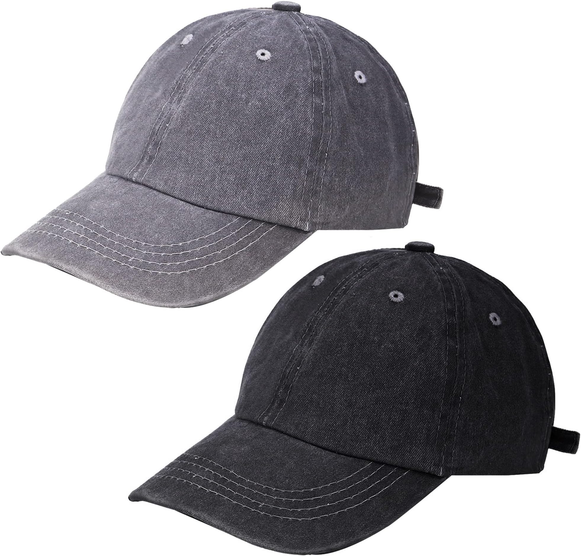 Kids Distresed-Washed Baseball Hat Infant Toddler Baby Boy Girl Hats Distresed for 4-8 Years