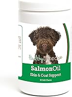 Vista 14 de Healthy Breeds Golden Retriever - Aceite de salmón masticable suave, 90