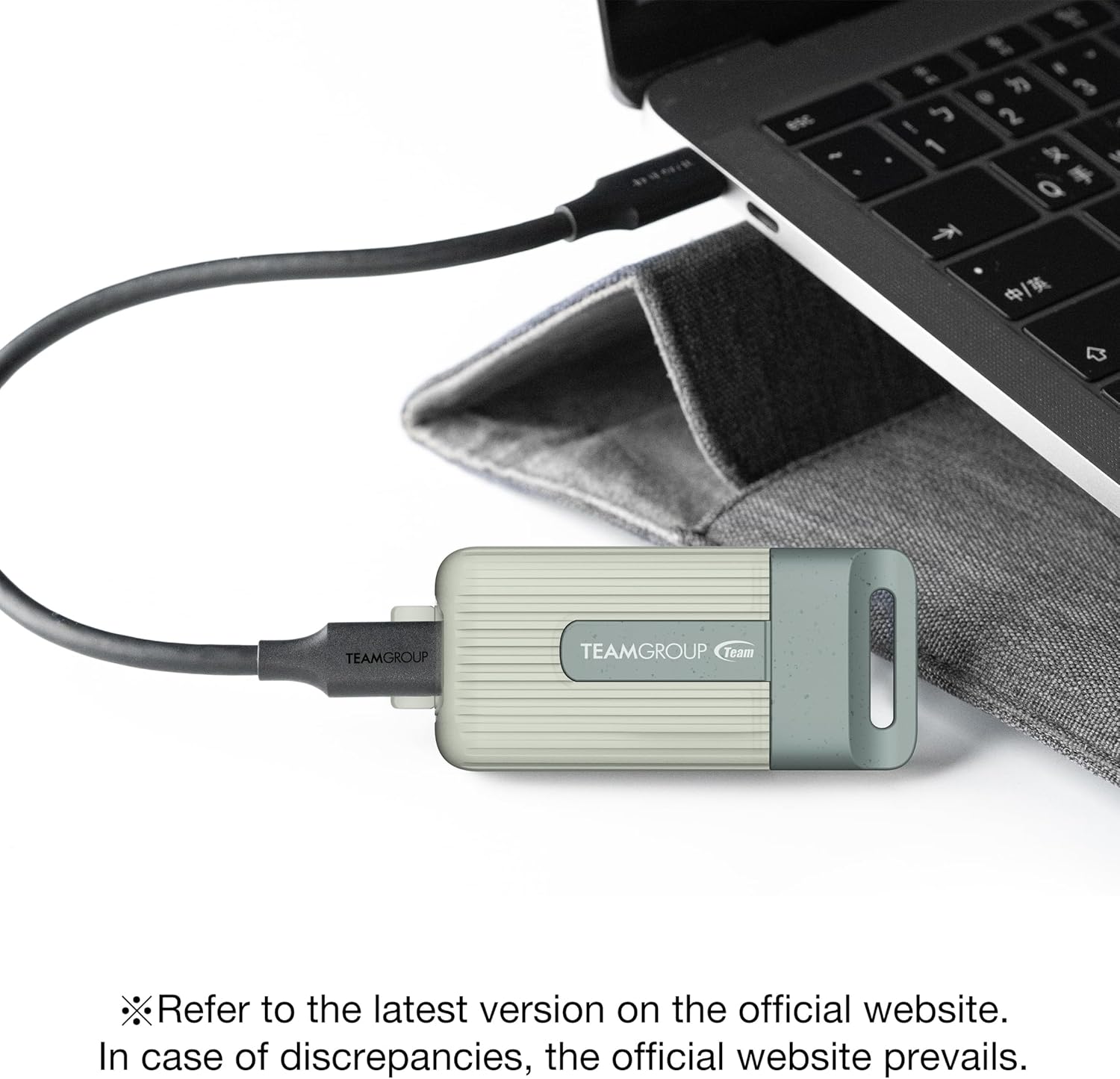 TEAMGROUP PD20 ECO 4TB Portable External Solid State Drive SSD Read up to 1000MB/s USB 3.2 Gen2x1 Type-C Waterproof Dustproof IP54 TPSEG4004T0C102