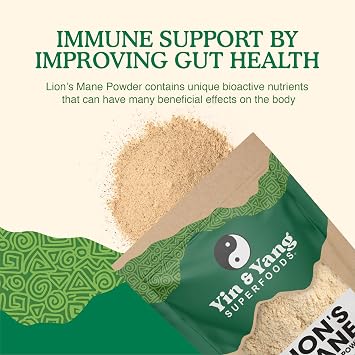 Organic Lion's Mane Powder 250g | Full-Spectrum Extract | Focus | Organic Full-Spectrum Lion's Mane Extract, In A Larger Value Pack. Easy To Mix Into Your Favourite Drinks.