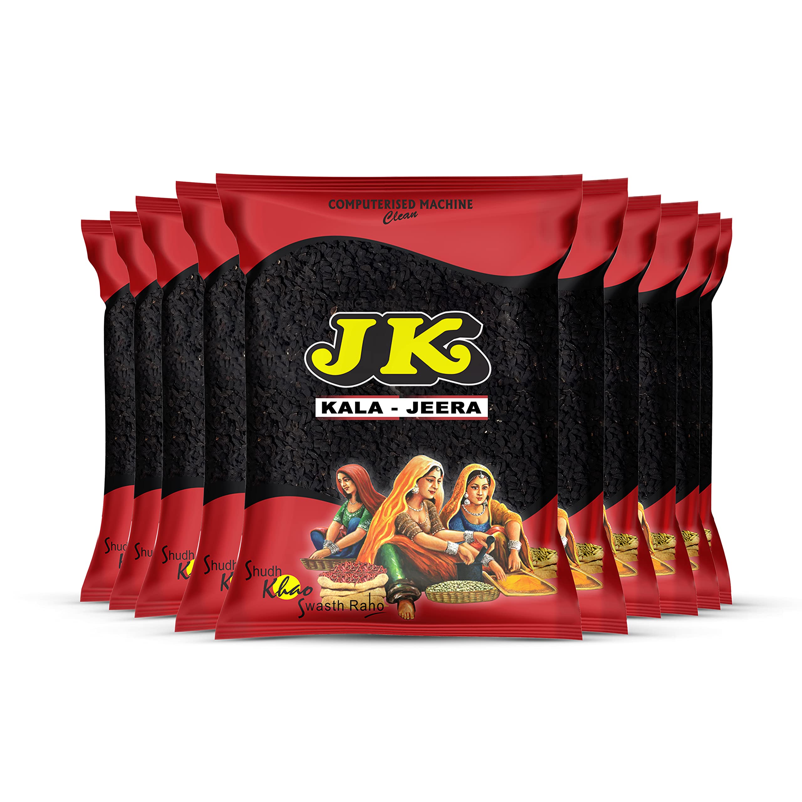 JK Kala Jeera, 100 Gm (Pack Of 10) | Karunjeeragam/Kala Jeera/Kalonji Seed | Whole Black Cumin Seeds | 100% Natural | Spice Enrichment (B0B6NW1G85) Amazon Price History, Amazon Price Tracker