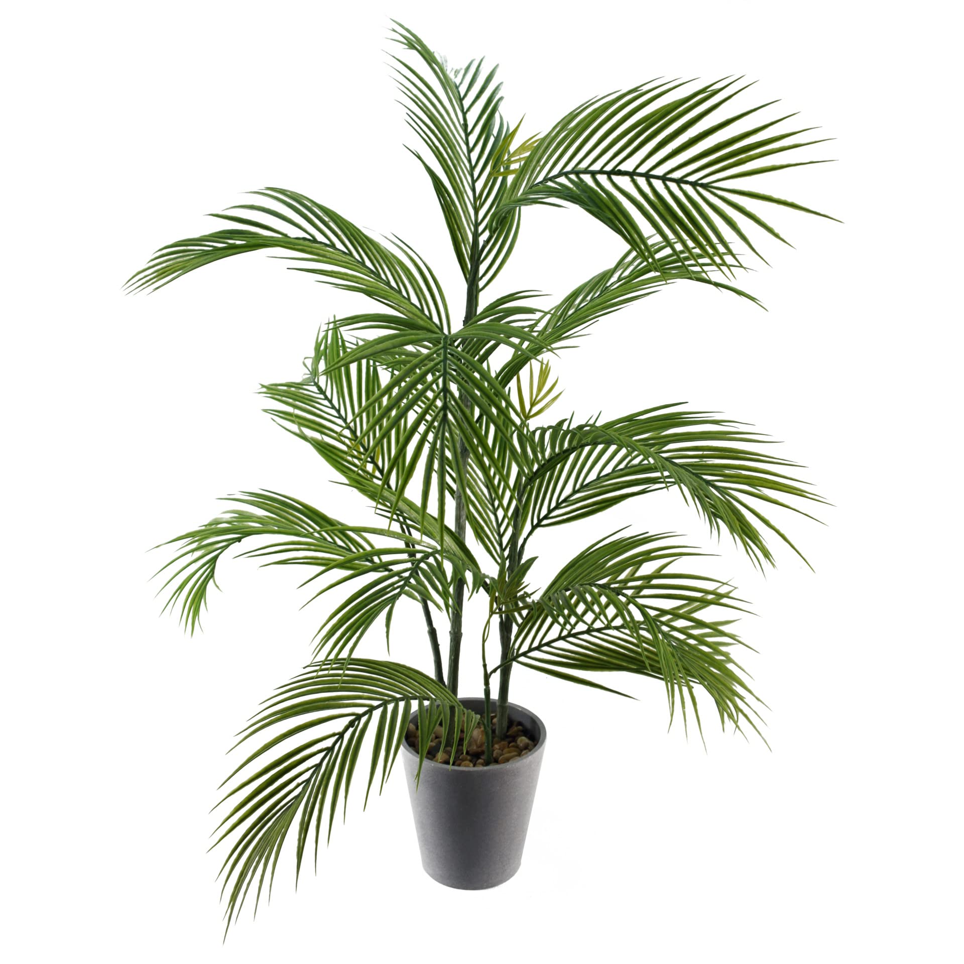 Leaf Artificial Palm Tree - 90cm - Grey