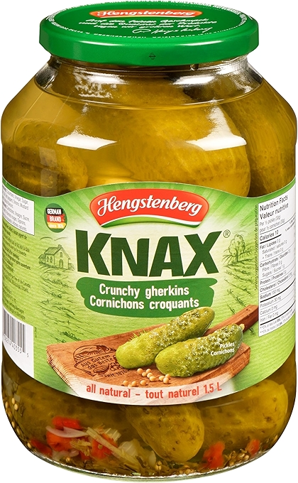 Hengstenberg Knax Crunchy Gherkins