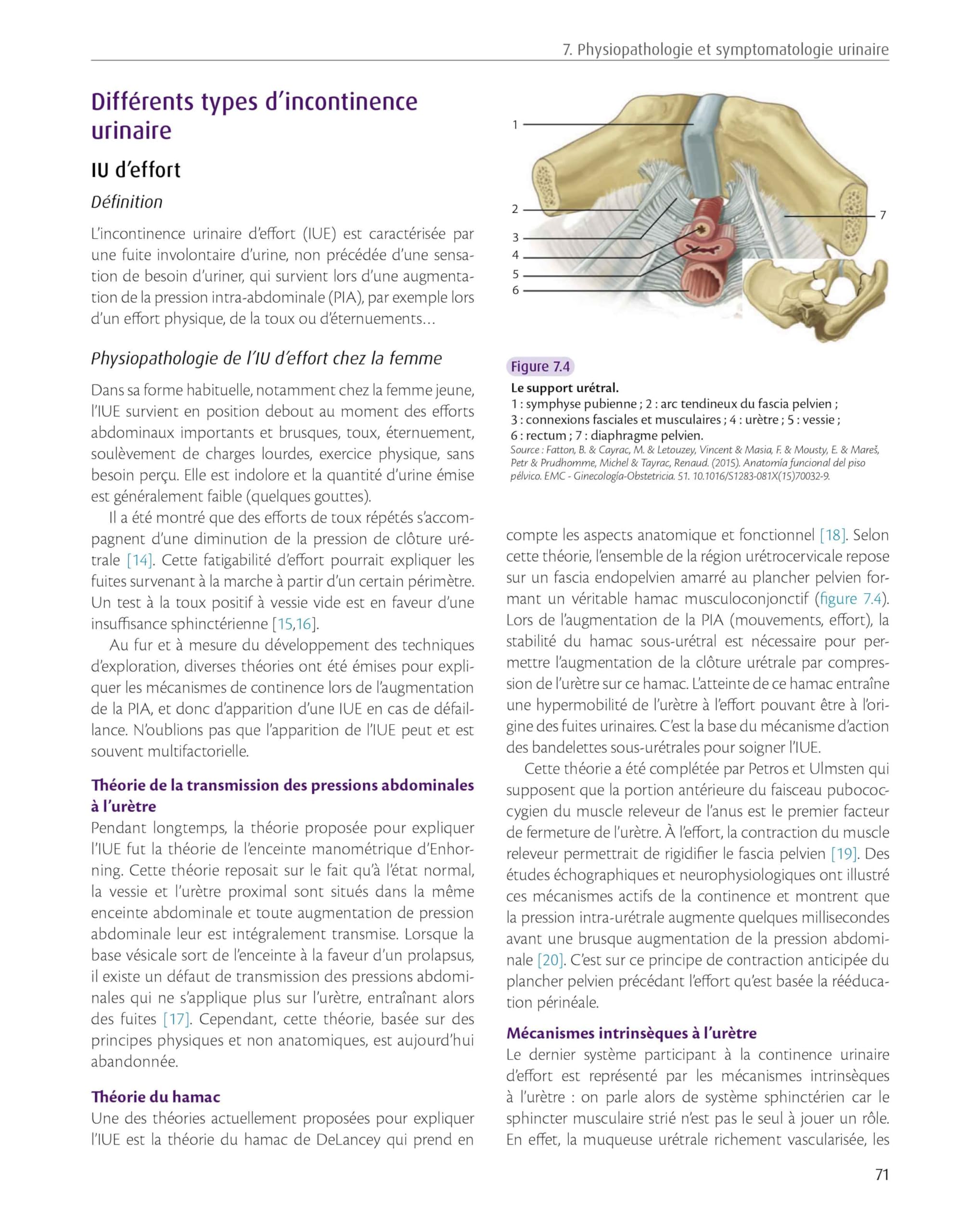 Rééducation en pelvi-périnéologie: Eléments pour une pratique clinique raisonnée