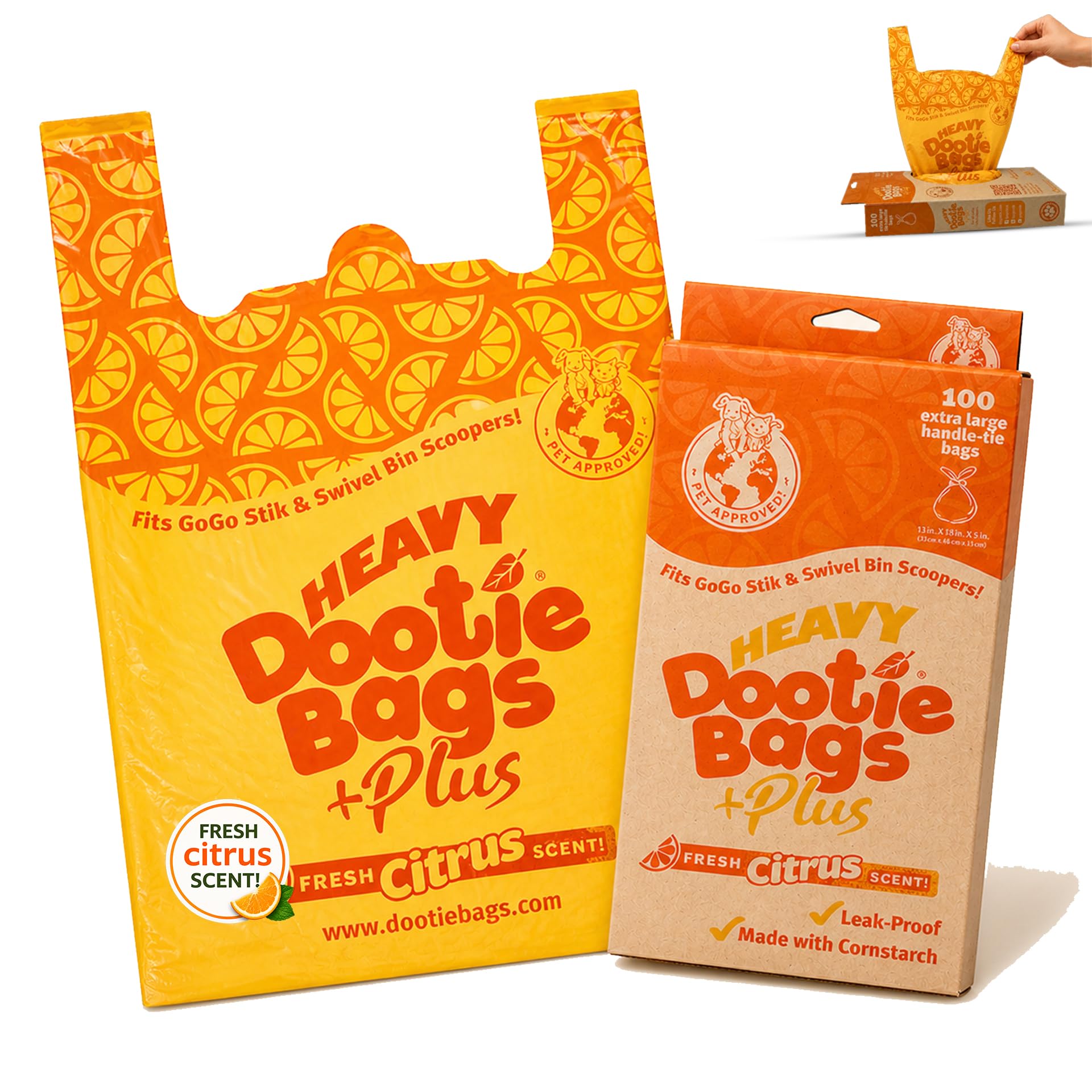 HEAVY Dootie Bags + Plus Suave aroma cítrico