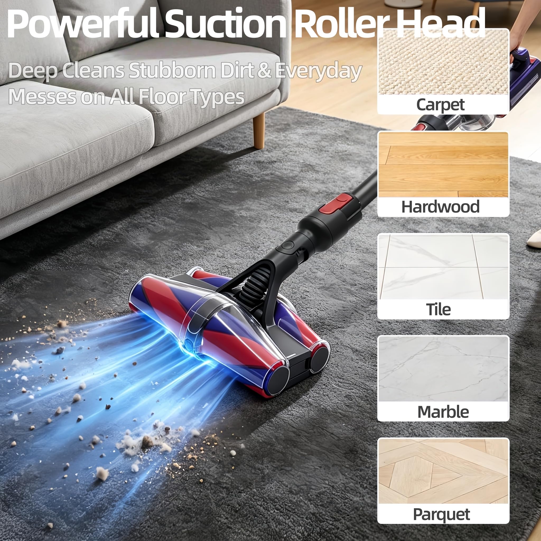 Cabezal limpiador de rodillo suave de repuesto para aspiradora Dyson V10 V11 V15 y SV12 SV14 SV15 SV17 SV28 Animal Detect Cyclone, accesorio de cepillo de suelo de madera dura antienredos