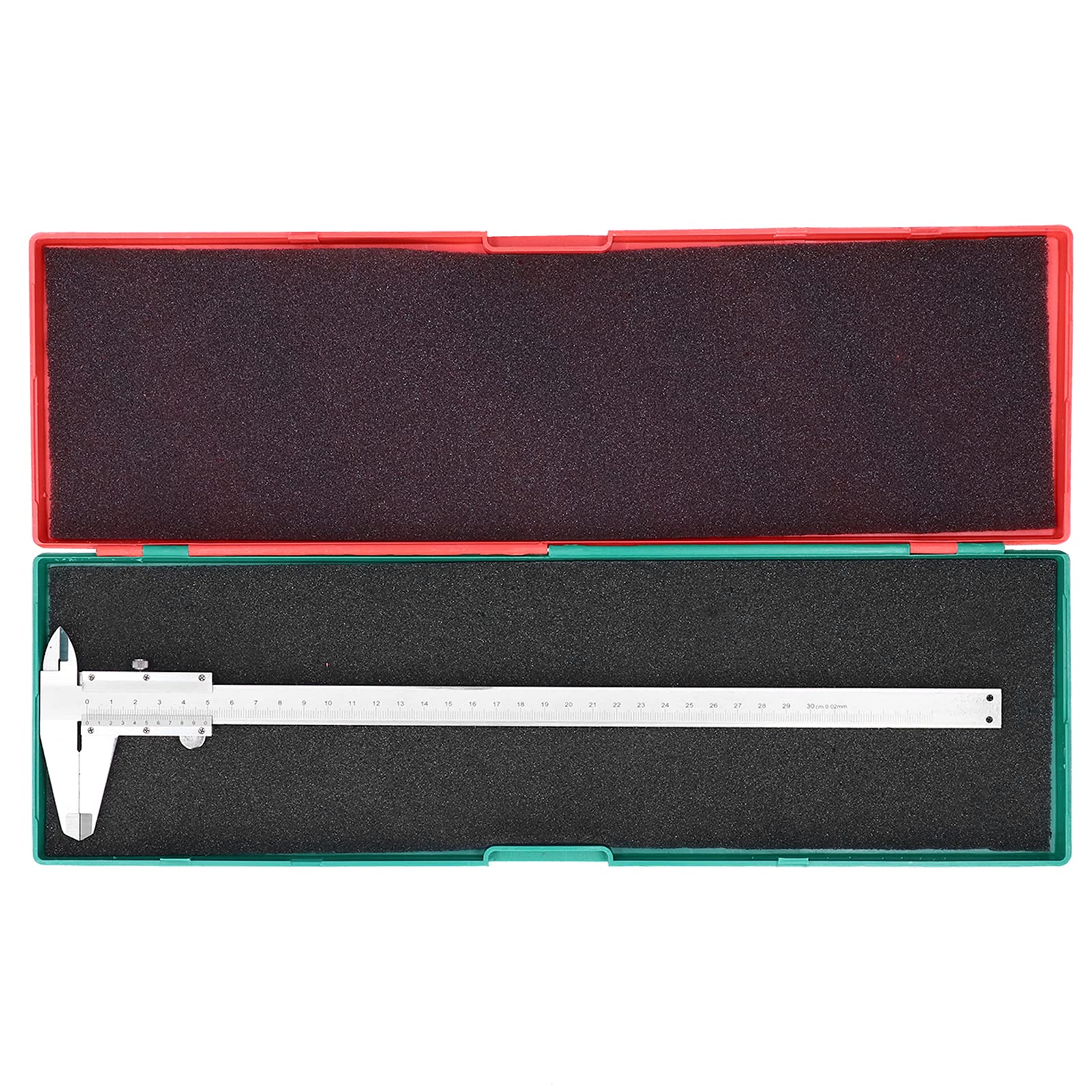 CHICIRIS Regla de Pie de Rey de Acero con Alto Contenido de Carbono con Escala Láser, 0-200 Mm para Mantenimiento de Electricistas (0-300MM)