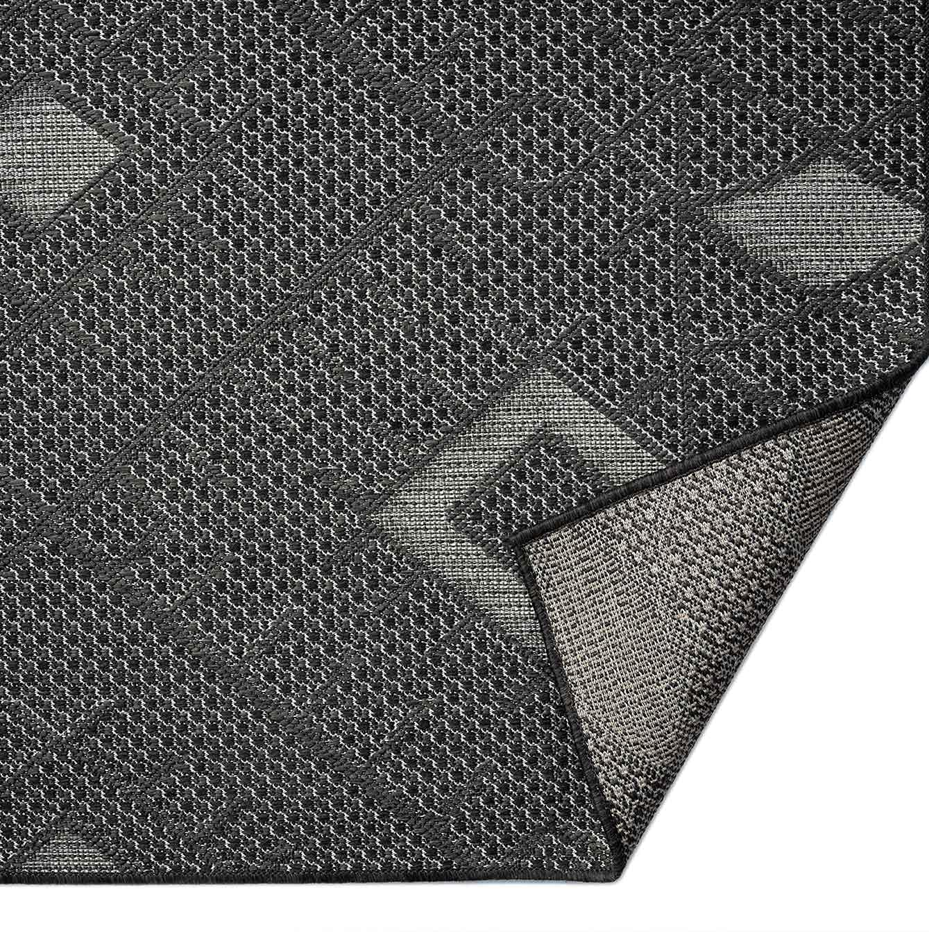 Tappeto VIMODA In Tessuto Piatto 120x160cm - Per Interni Ed Esterni, Beige, 100% Polipropilene - Foto 4