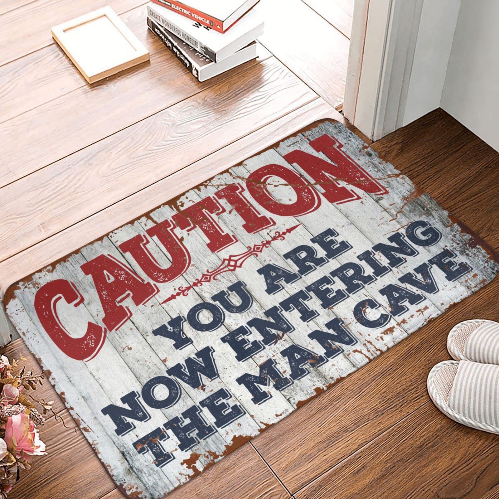 Tapis de camping extérieur pour caravane et paillasson The Man Cave