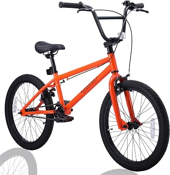 Discovery Adventures BMX Bike Mini Velo Bike Street Ride Freestyle 20" Kickstand U Shaped Rear Brake for Beginners