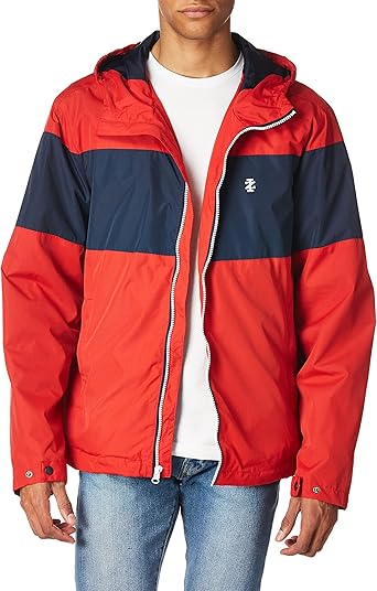 men's free country colorblock hooded jacket