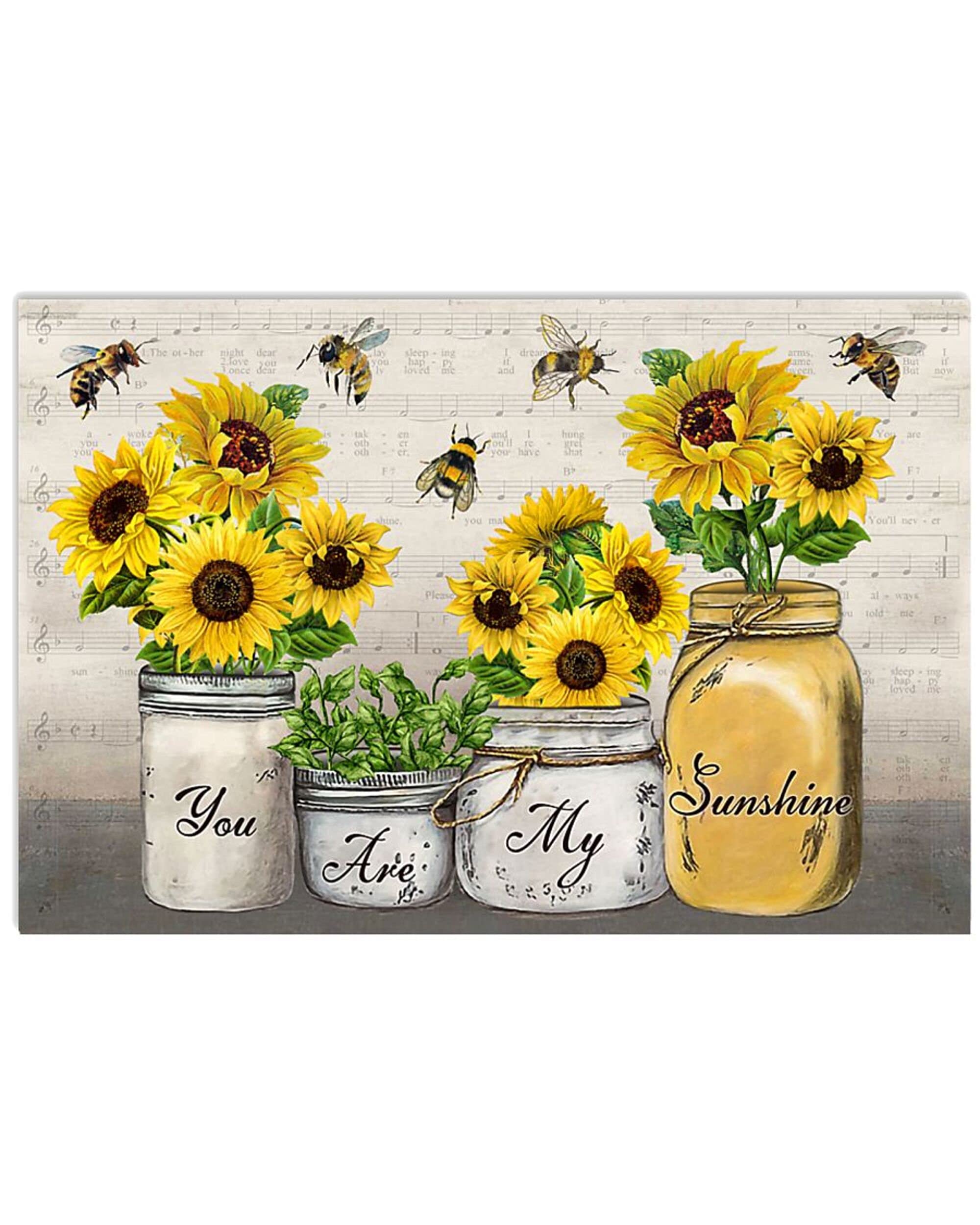 NGFD 1000 Piece Sunflower Beauty Sunflower Sheet Music Jigsaw Puzzle for Adults, Sturdy Thick Wooden Pieces, Unisex, Intermediate Skill Level