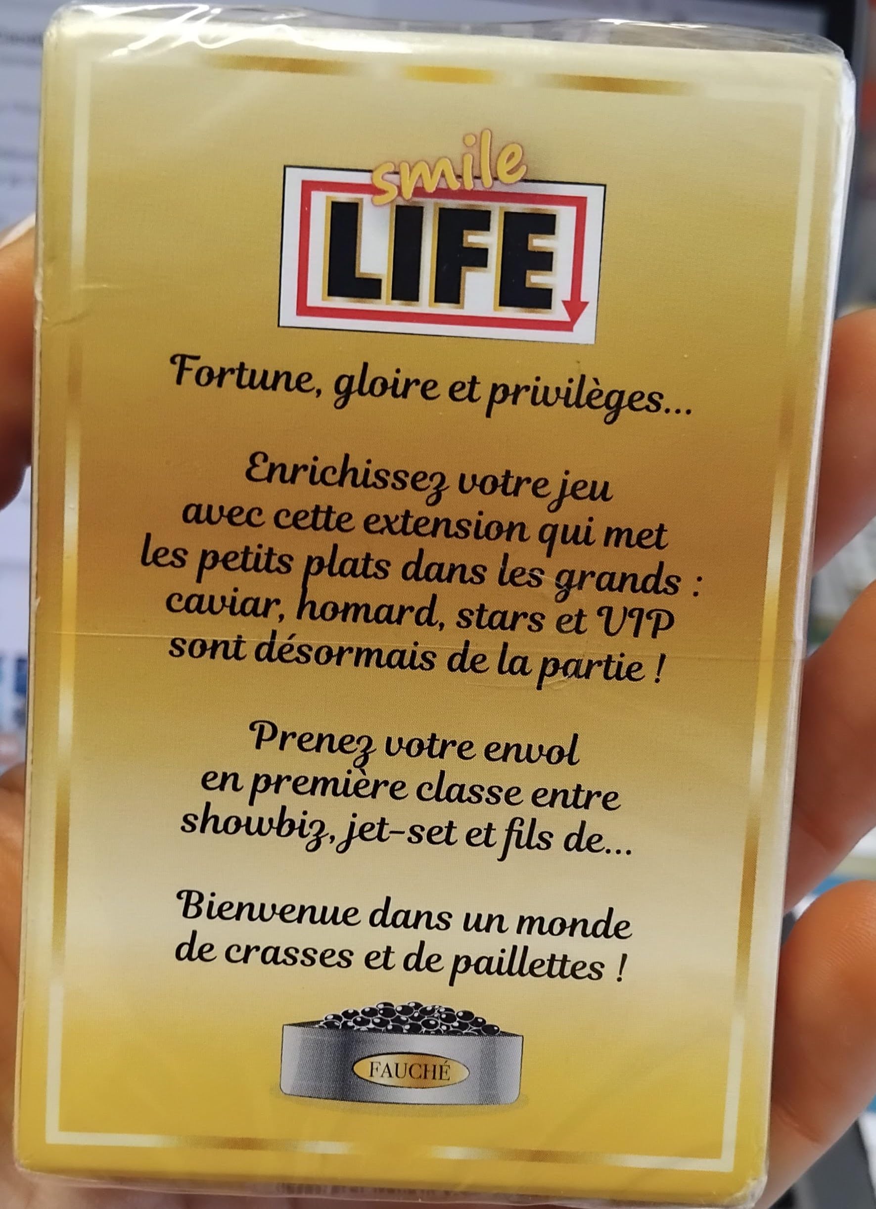 Blackrock Games Smile Life: Vie de Luxe Extension 60 Cartes Humour Stratégie 2-6 Joueurs 12+