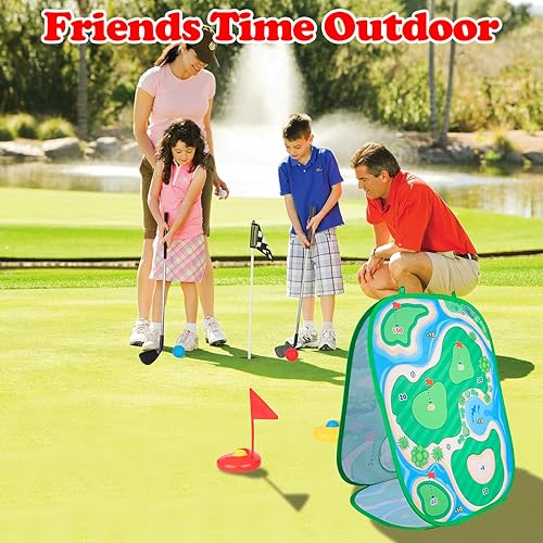 Miniatura 2 de Awsoo Juego de golf 3 en 1 para niños con 8 pelotas (8 pelotas de golf)