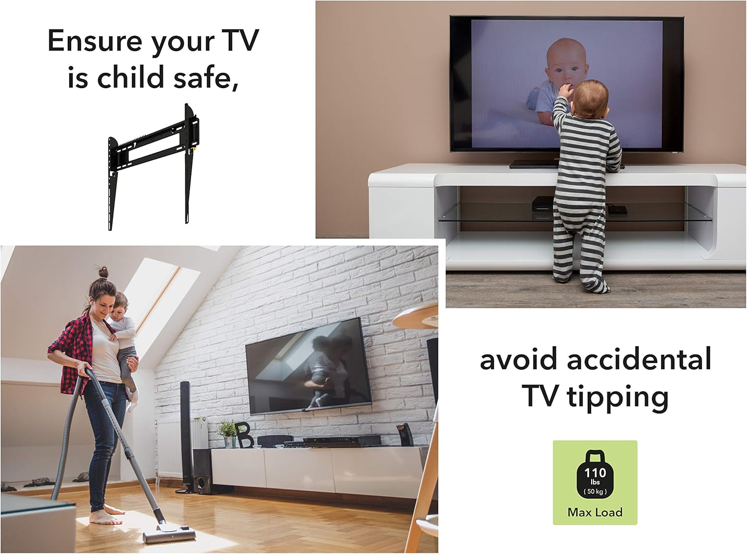 Suреr Dеаl Prоduсt AVF EL800B-A Flat to Wall, Low Profile TV Wall Mount for 40-Inch to 80-Inch TVs, Black, Fits Most 40”, 42”, 46”, 47”, 50”, 55”, 60”, 65”, 70”, 75”, 80”. Universal Bracket and VESA 50x50 to 600x400 Frее Shірріng оƒƒеr AVF EL800B-A Flat to Wall, Low Profile TV Wall Mount for 40-Inch to 80-Inch TVs, Black, Fits Most 40”, 42”, 46”, 47”, 50”, 55”, 60”, 65”, 70”, 75”, 80”. Universal Bracket and VESA 50x50 to 600x400