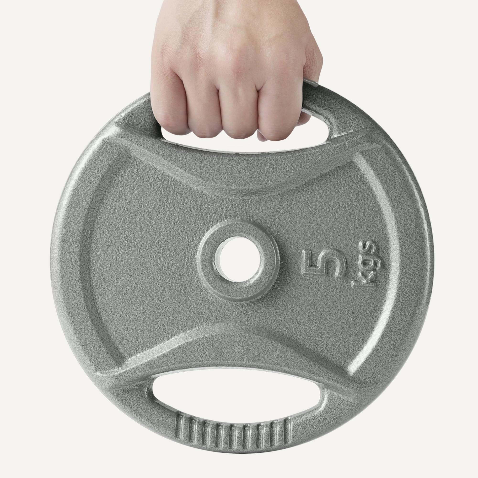 Amazon Basics Talerz obciążeniowy z uchwytem 2,54cm, 4 x 5kg