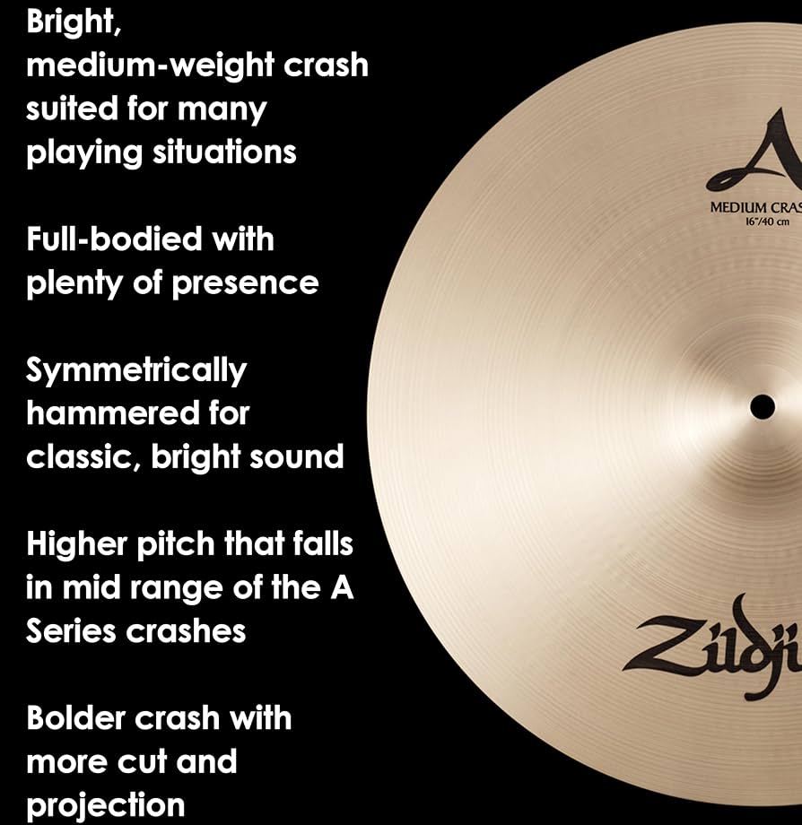 【新品】ジルジャンA MEDIUM THIN CRASH 16\"/40cm Zildjian A Series Medium-Thin Crash Cymbal 16 in. | Guitar