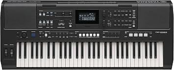 Yamaha PSR-E583, 61-Key Touch-Sensitive Portable Keyboard with Premium Sound, Music Rest and Power Adapter