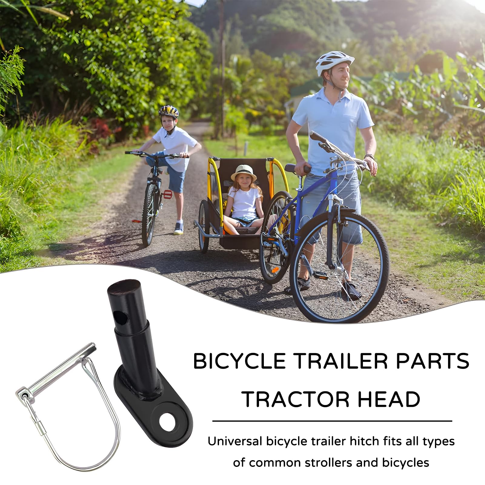 Fahrradanhnger-Adapter und Kupplung fr E-Bike, Kinderanhnger und  Lastenanhnger : Amazon.de: Baby