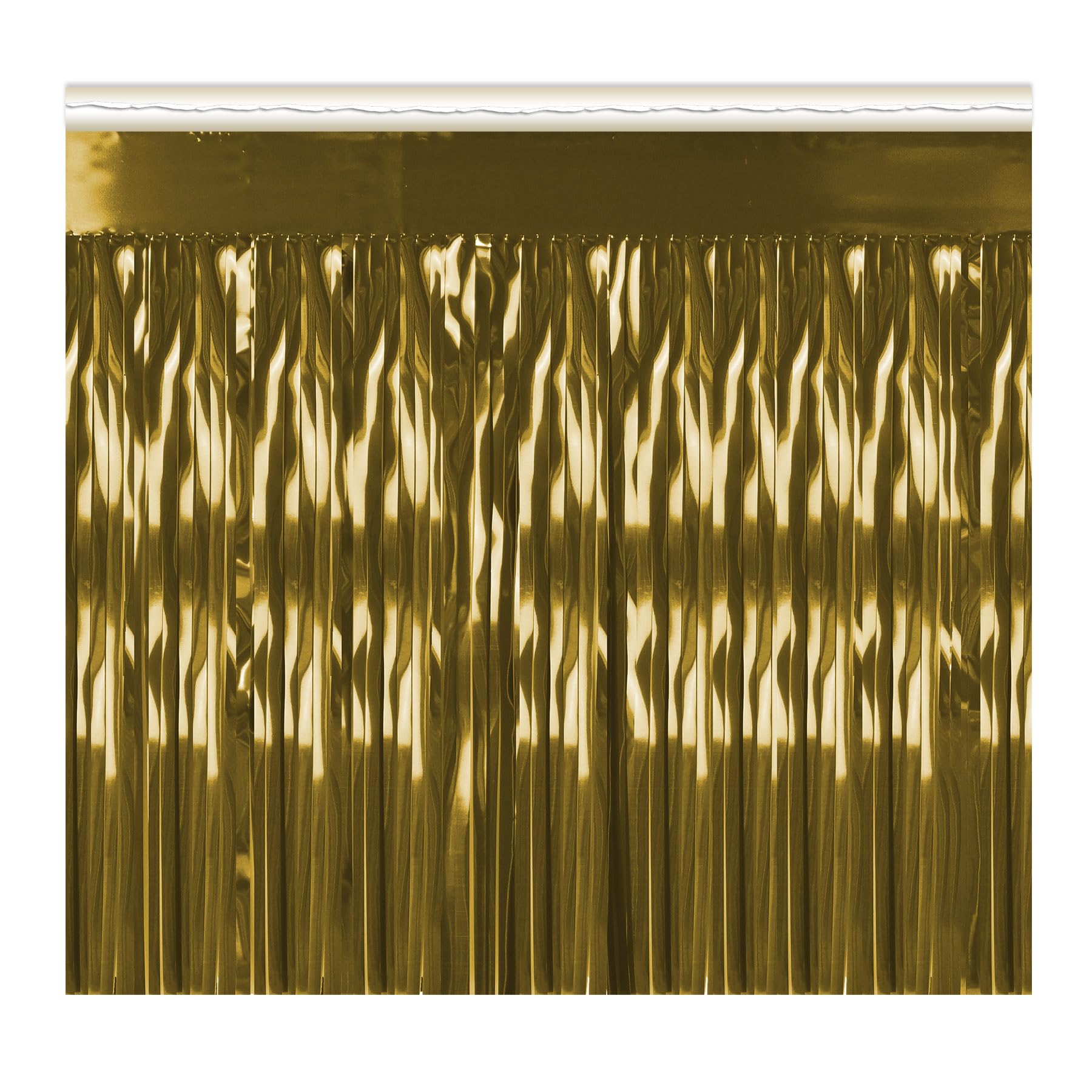 Beistle 55039-GD frange métallique dorée ignifugée pour décoration de fête chic