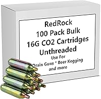 Vista 6 de RedRock Cartuchos de CO2 sin roscar de 0.56 oz para pistola de drenaje Gallo, herramienta limpiadora de línea de drenaje HVAC (paquete de 30)