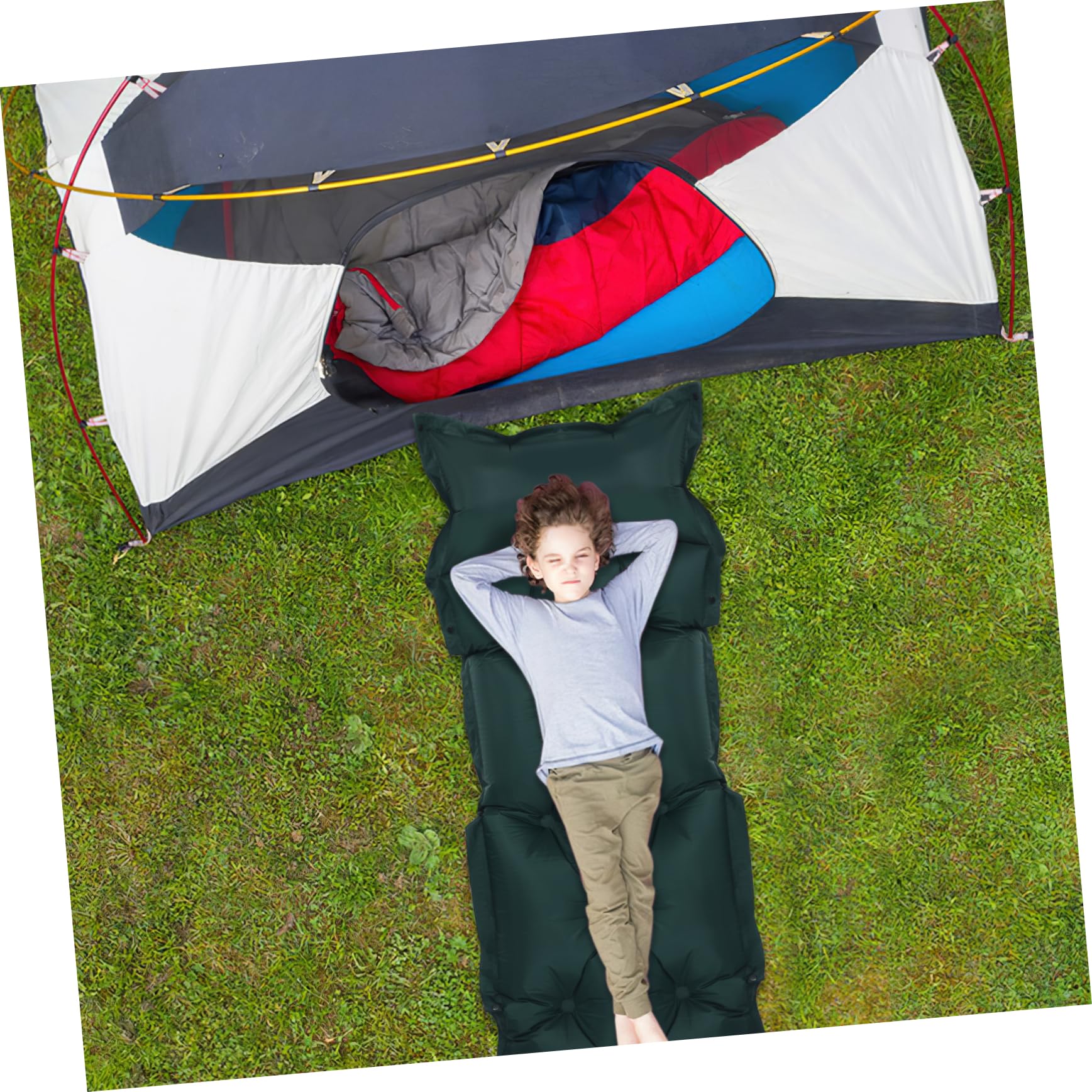 NAMOARLY Cm Self Inflating Camping Bed Portable Air Mattress Pillow Comfortable Sleeping Pad for Outdoor