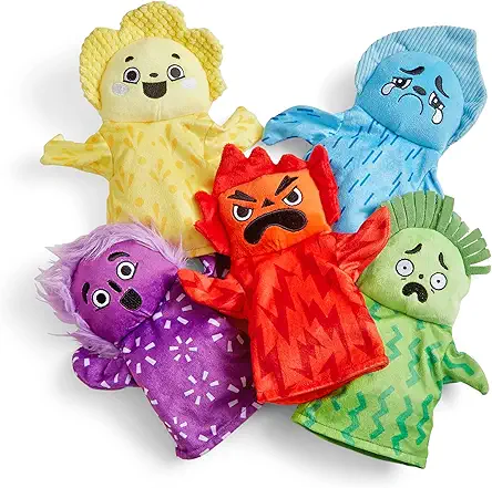 Feelings Family Hand Puppets, Hand Puppets for Kids,...