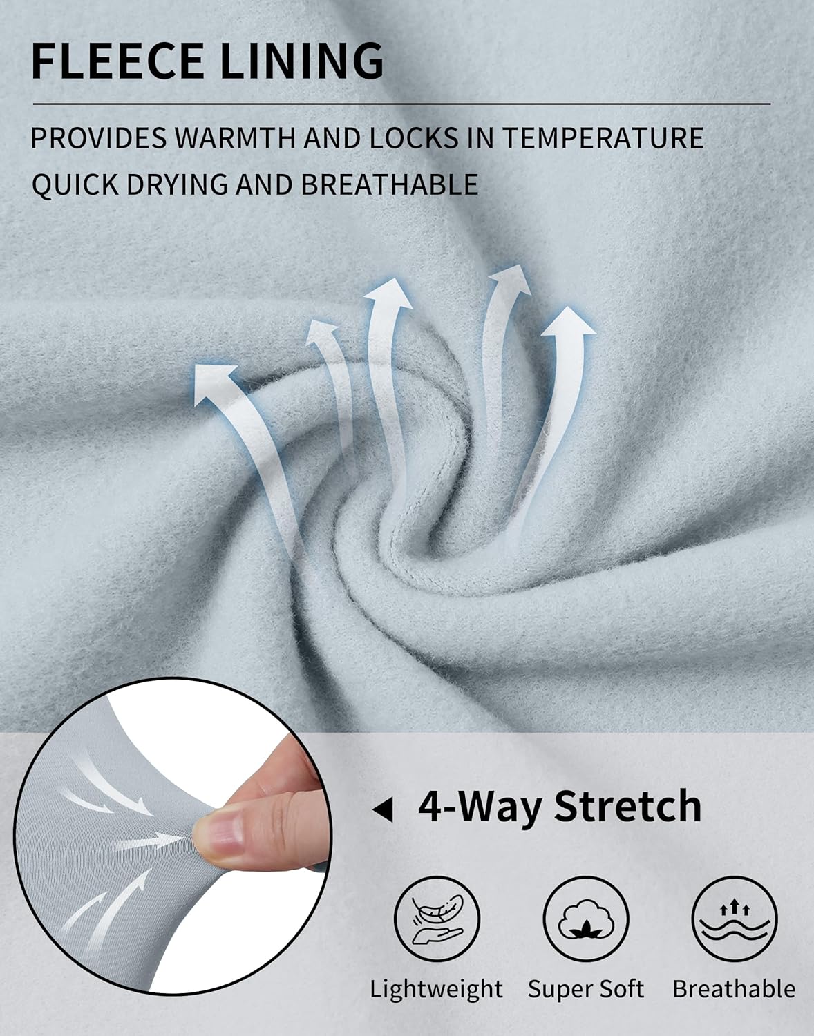 Pioneer Camp Women's Quarter Zip Pullover Long Sleeve Thermal Fleece Lining Lightweight Athletic Tops for Running Golf - Image 4