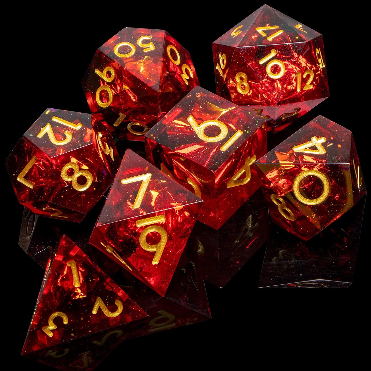 ARUOHHA DND Resin Dice Set Dungeons and Dragons Dice with