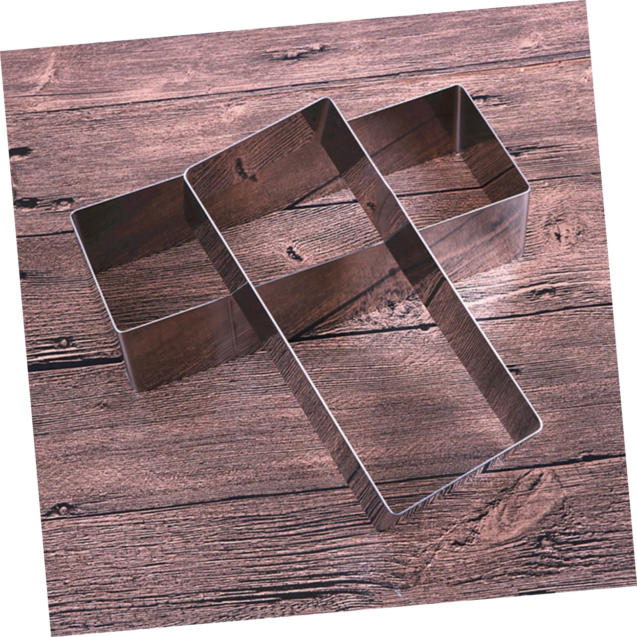 Cabilock Stainless Steel Mousse Ring Cake Mold Baking Molds for Small Cakes Pies Cookies Cheesecakes