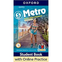 Metro Starter Level Student Book and Workbook with Online Practice