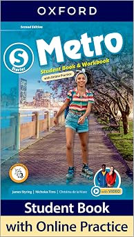 Metro Starter Level Student Book and Workbook with Online Practice