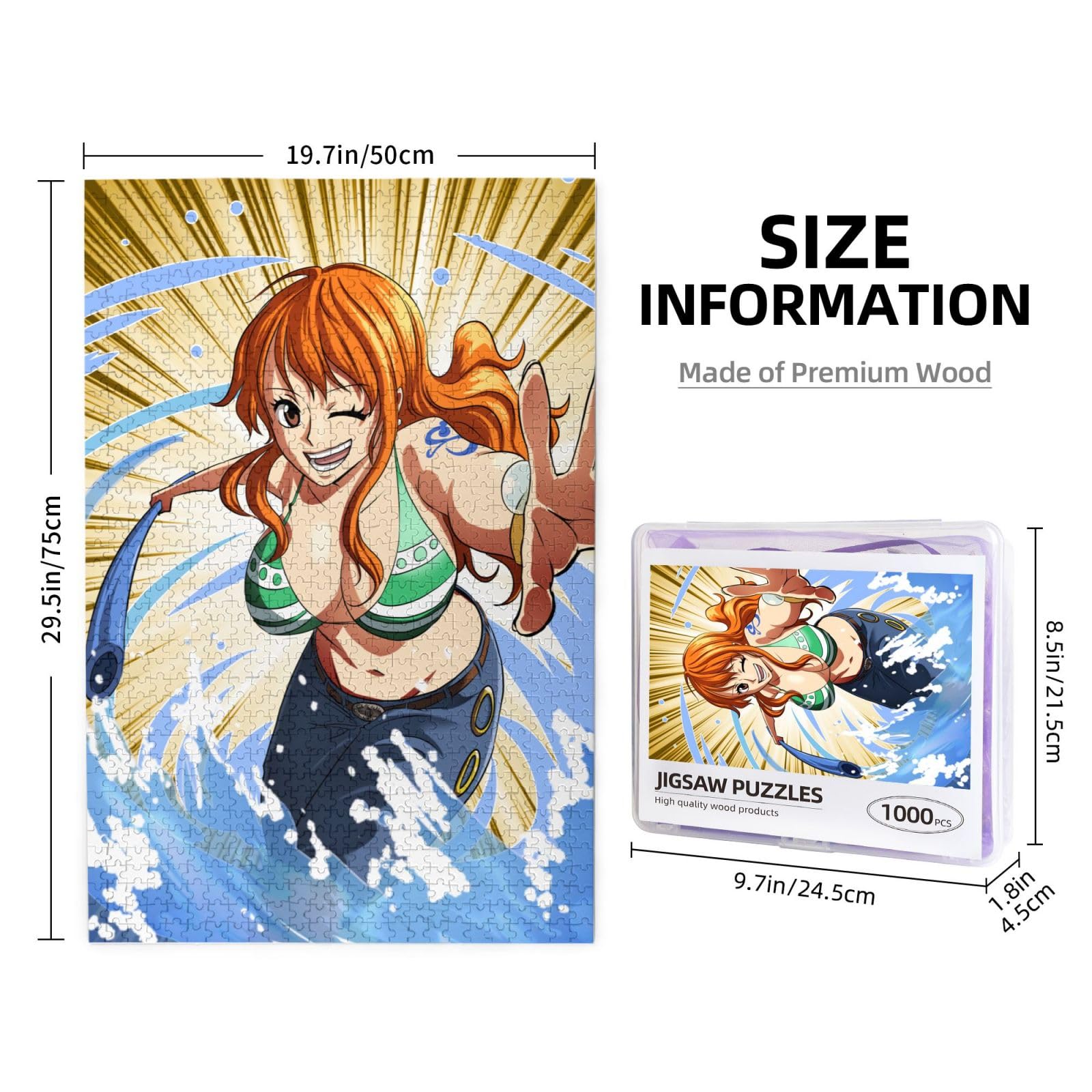 Amazon.co.jp: 1000ピース ジグソーパズル ワンピース ナミ One