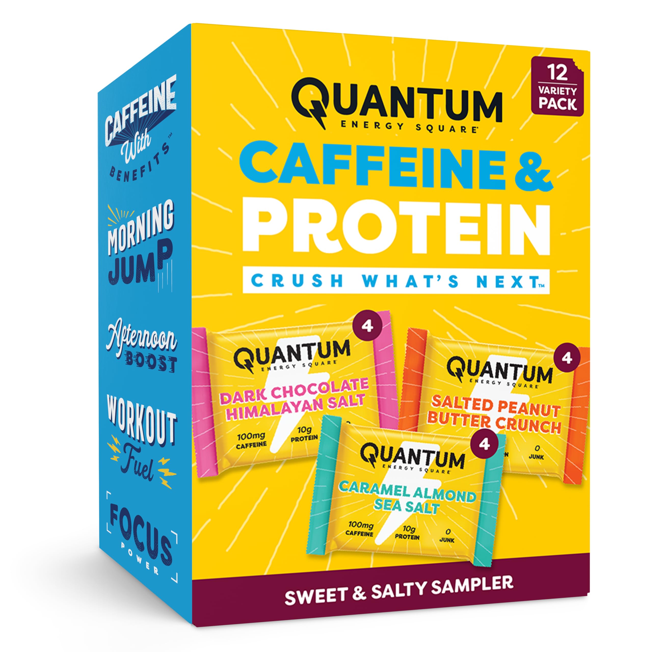 QES Energy Bars, Chocolate Fix 12-Pack, Caffeine, 10g Protein, Gluten Free — Amazon image 9